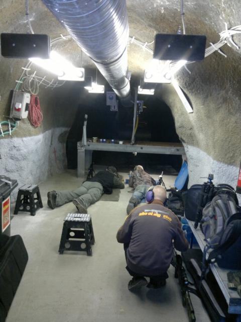 Training in der Raumschießanlage Rosenberg 1